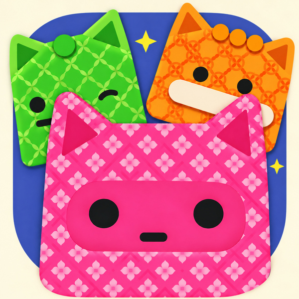 Meong Yuk! colorful cat game icon